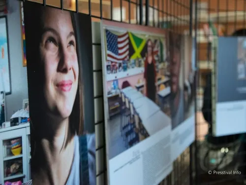 Château-Gontier-sur-Mayenne. Le photojournaliste Arnaud Roiné...